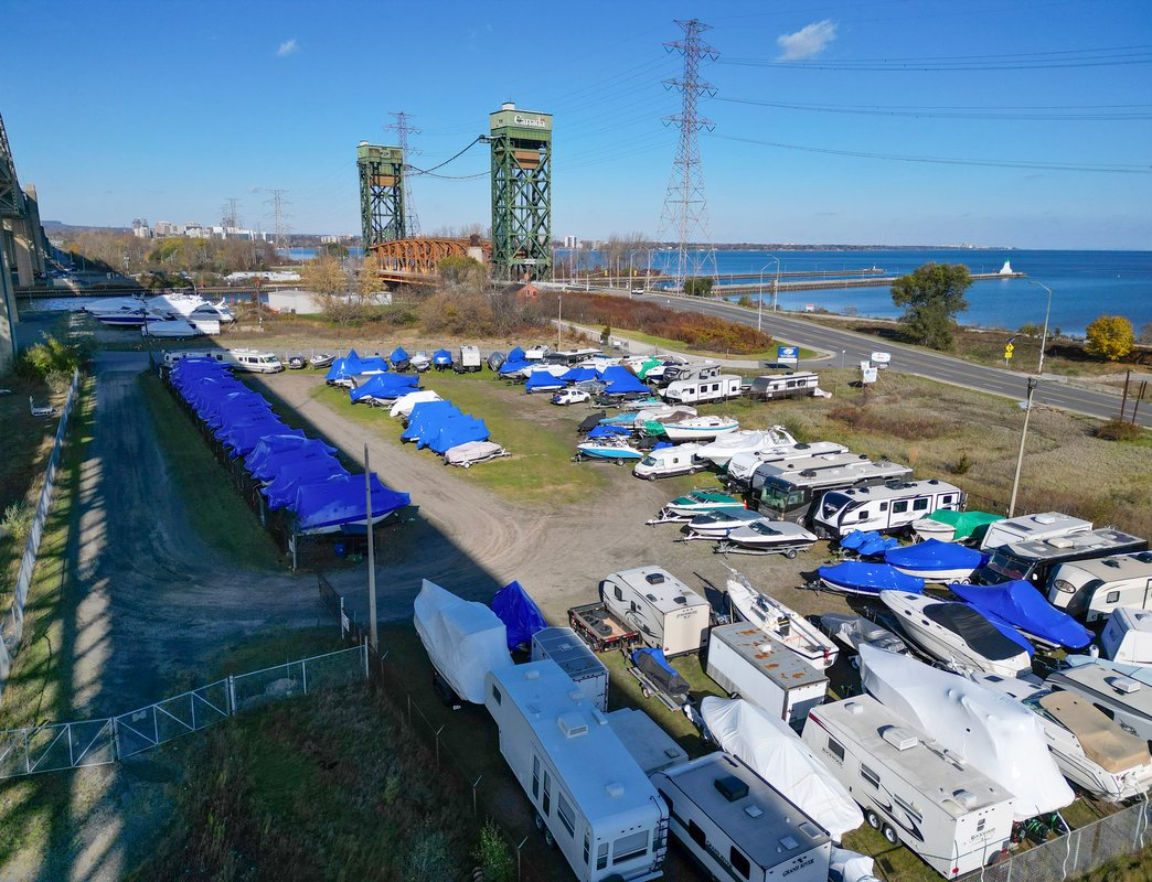 boats in storage