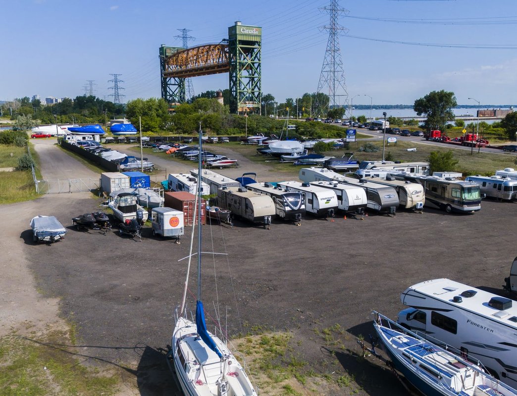 boats in storage